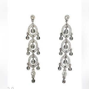 VINTAGE Swarovski crystal chandelier earrings
